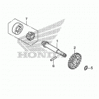 CRF150R Масляный насос