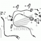 CRF450R Рычаги,тросы и рулевые переключатели