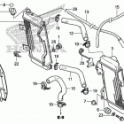 CRF250X Радиатор