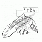 CRF450R Переднее крыло