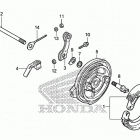CRF50F Задний тормоз