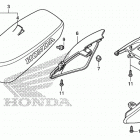 CRF50F Сидение и заднее крыло