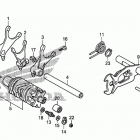 XR650L Вилка переключения передач