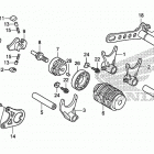 CRF450R Вилка переключения передач