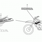 CRF250X Наклейки
