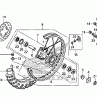 CRF150R Заднее колесо