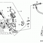 CRF150F Передний тормозной цилиндр