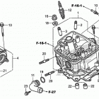CRF450X Головка цилиндра