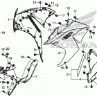 CBR300RA Обтекатели-верхний и средний
