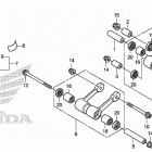 CRF230F Задний амортизатор