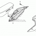 CRF450X Сидение и обтекатели сидения