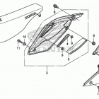 CRF250X Сидение и обтекатели сидения