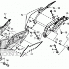 CB300F Сидение и обтекатели сиденья