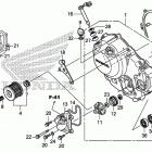 CB300F Крышка картера правая