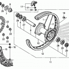 CRF450X Заднее колесо
