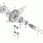 CRF250X Валансирный вал