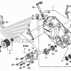 CBR300RA Крышка картера правая