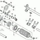 NC700JD Вилка переключения передач