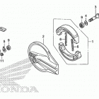 CRF230F Задний тормоз
