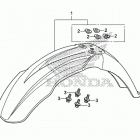 CRF250X Переднее крыло