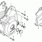 CBR300RA Крышка картера левая