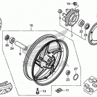 CBR300RA Заднее колесо