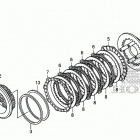 CRF230F Сцепление