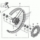 CRF250R Переднее колесо