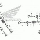 GL1800B Распределительный вал и клапана