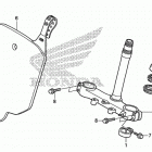 CRF150R Траверса нижняя