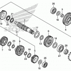 CRF110F Трансмиссия