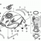 CBR300RA Топливный бак