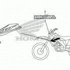 CRF450X Наклейки