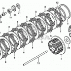 CRF250R Сцепление