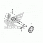 CRF250X Масляный насос