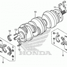 GL1800 Коленчатый вал и поршни
