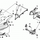 CBR300RA Верхний обтекатель
