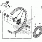 CRF450R Переднее колесо