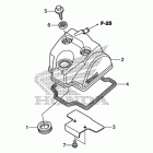 CRF250R Крышка головки цилиндров