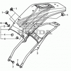 XR650L Заднее крыло