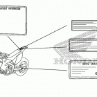 CRF450X Лейбл предостережения