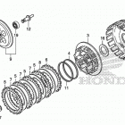 CBR300RA Сцепление