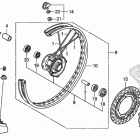CRF230F Переднее колесо