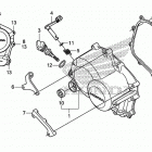 CRF125FB Крышка картера правая