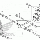 CBR300RA Задний амортизатор