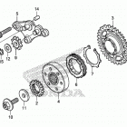 CRF250X Муфта стартера