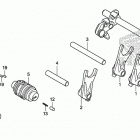 CRF150F Вилка переключения передач