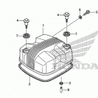 CRF150F Крышка головки цилиндров