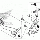 NC700JD Педаль тормоза