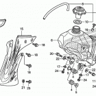 CRF150R Топливный бак